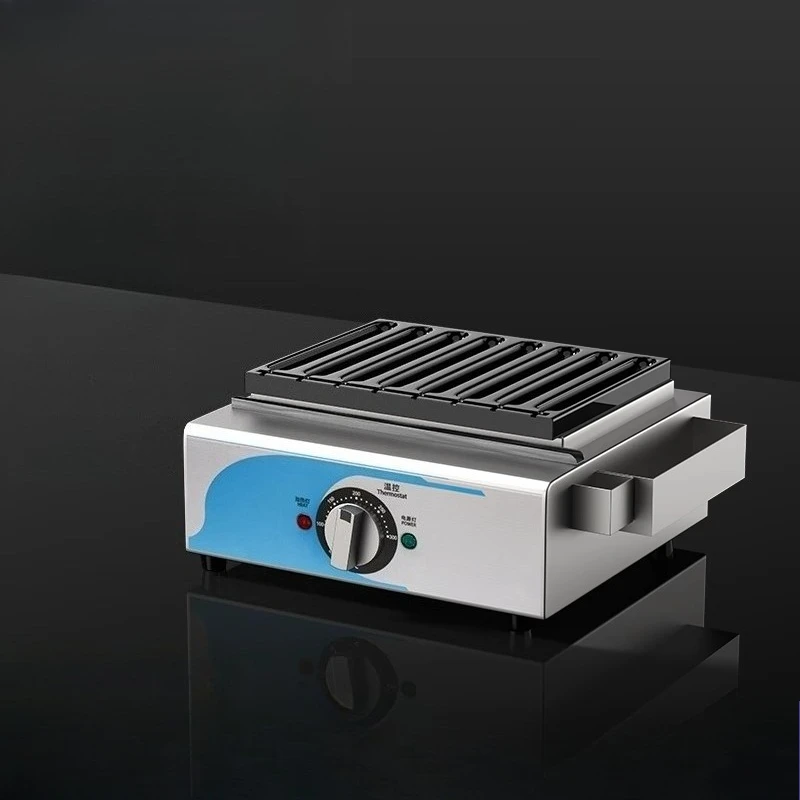 Commercial Automatic Crispy Sausage Machine - Non-Stick Coating Stainless Steel for Night Market & Street Stalls