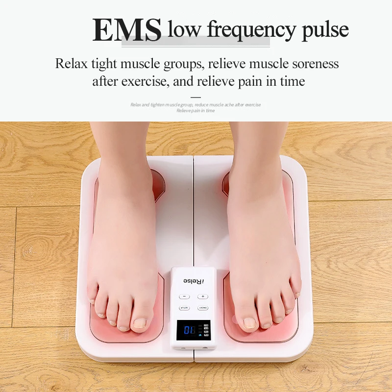

Foot Massage Instrument Circulation Muscle Massage Electric Foot Stimulator Improves Circulation Feet Legs Circulation Machine