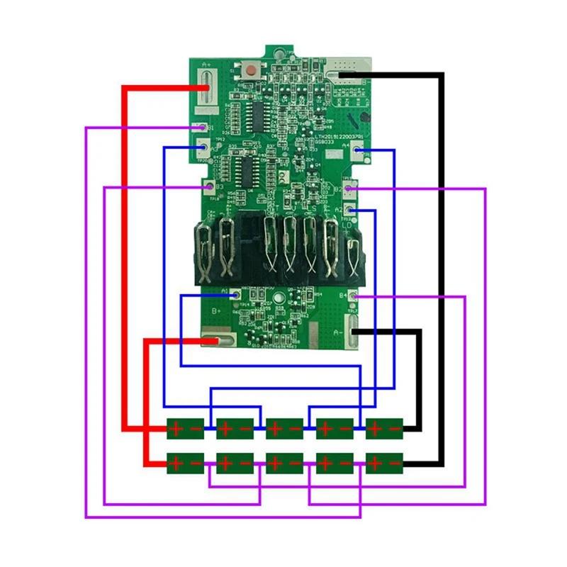 2X BSL36A18 Lithium-Ion Battery Protection Board PCB Board For Hitachi HIKOKI 36V 18V Multivolt MV Lithium-Ion Battery