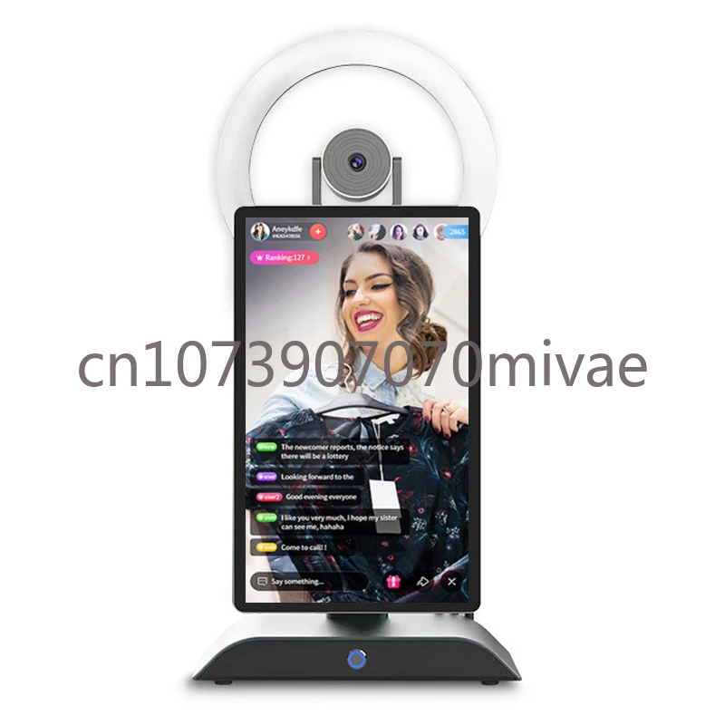 Professional Intelligent Live Broadcast Equipment 15.6 Inch 10 Points Touch Desktop Live Stream Screen All In One Machine