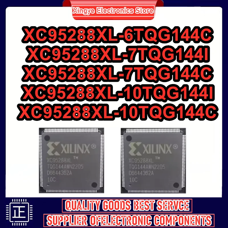1PCS XC95288XL-6TQG144C XC95288XL-7TQG144C XC95288XL-7TQG144I XC95288XL-10TQG144C XC95288XL-10TQG144I XC95288XL XC95288 IC Chip