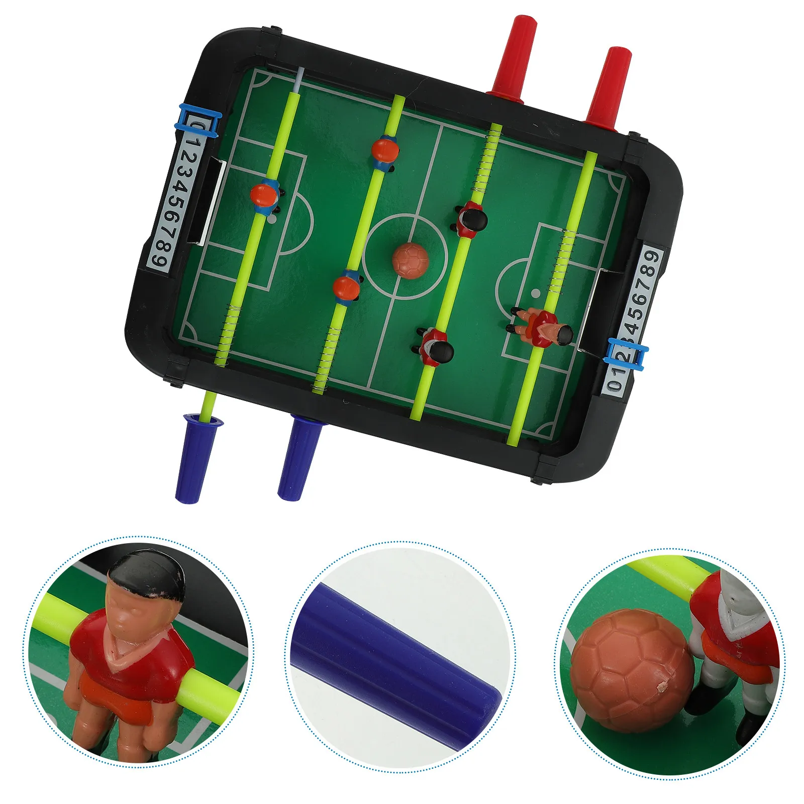 

1Set Double Soccer Table Game Desktop Interactive Sports Plaything for Family Bonding Child Development Fine Polished Smooth