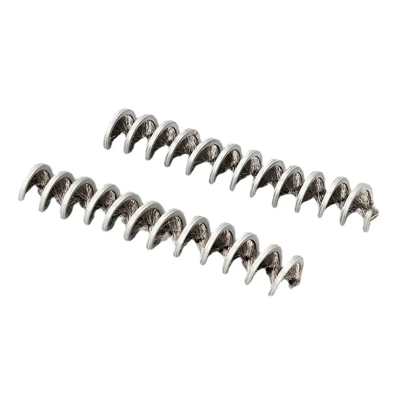 

Industrial nylon cleaning dust removal brush Inner and outer winding spring brush, polishing spring brush