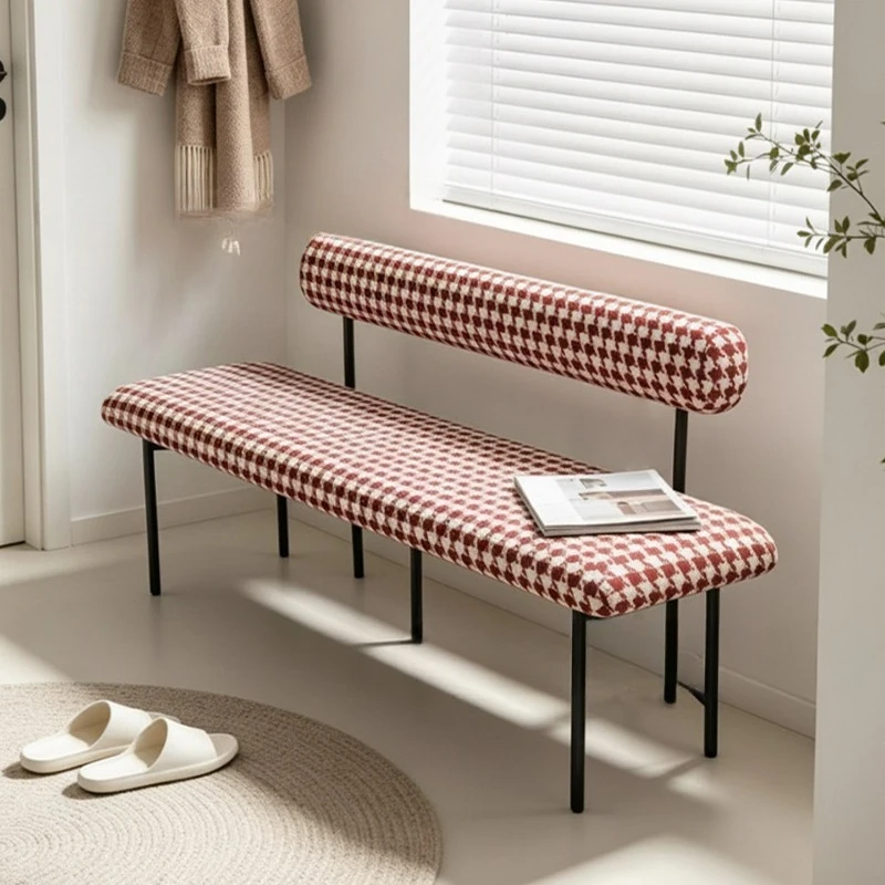 Qiandongge bench modern simple fabric bedside stool living room bedroom