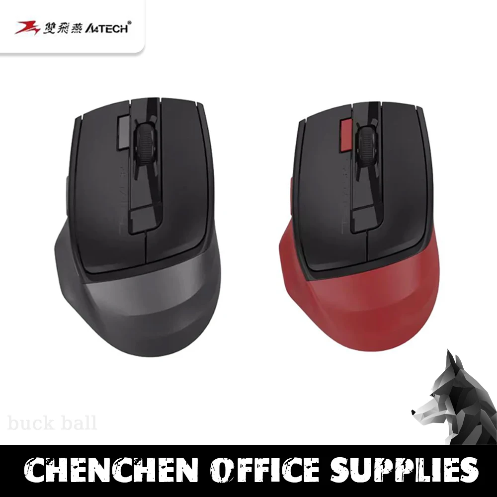 

A4Tech FB45CS Wireless Bluetooth Mouse 2Mode Portable Mute Air Mouses Adjustable Rechargeable Ergonomic Office Gaming Mice Gifts