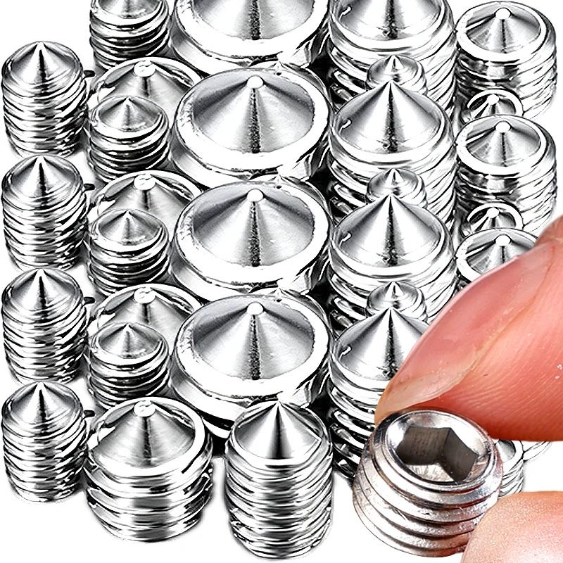 

200PCS DIY 304 Stainless Steel Hex Sockets Set Multi Size M3 M8 Screws Rust Resistant Suitable Furnitured Secure Fastening Kits