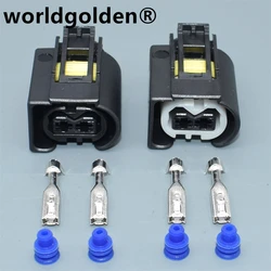 worldgolden  2 Pin Automotive Ignition Coil Connector Wire Harness Damper Female Socket Plug 9441292 50290937