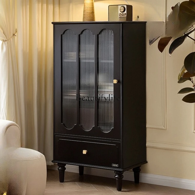 

American retro style wall dining side cabinet tea cabinet