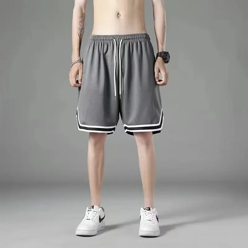 Summer Sports Shorts, Men\'s Casual Capris, Trendy Loose Basketball Jacket, Long Pants