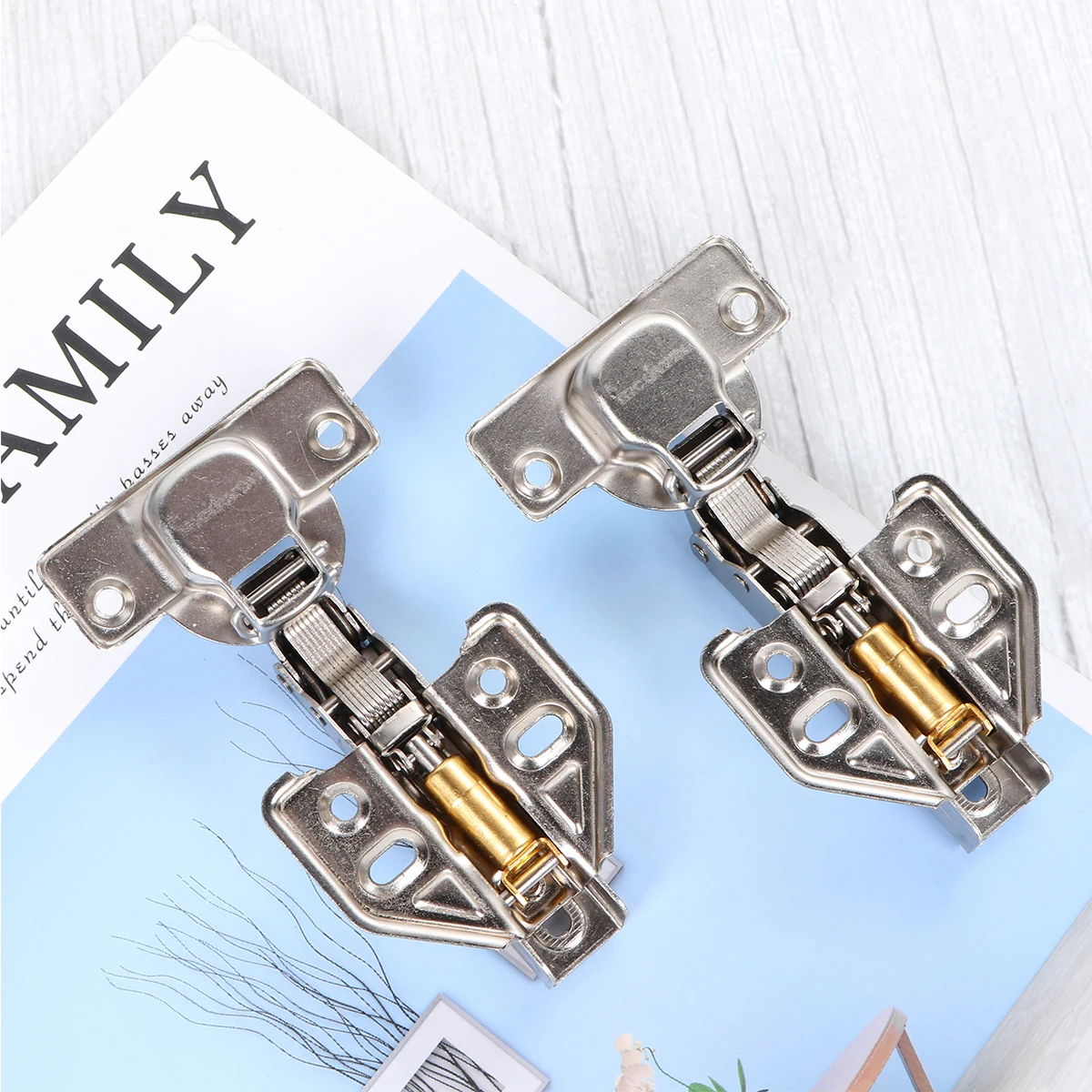 

10 pcs Hydraulic Hinges Stainless Steel Heavy Duty Furniture Door Silent Concealed Long Lasting Wear Resistant Easy Install