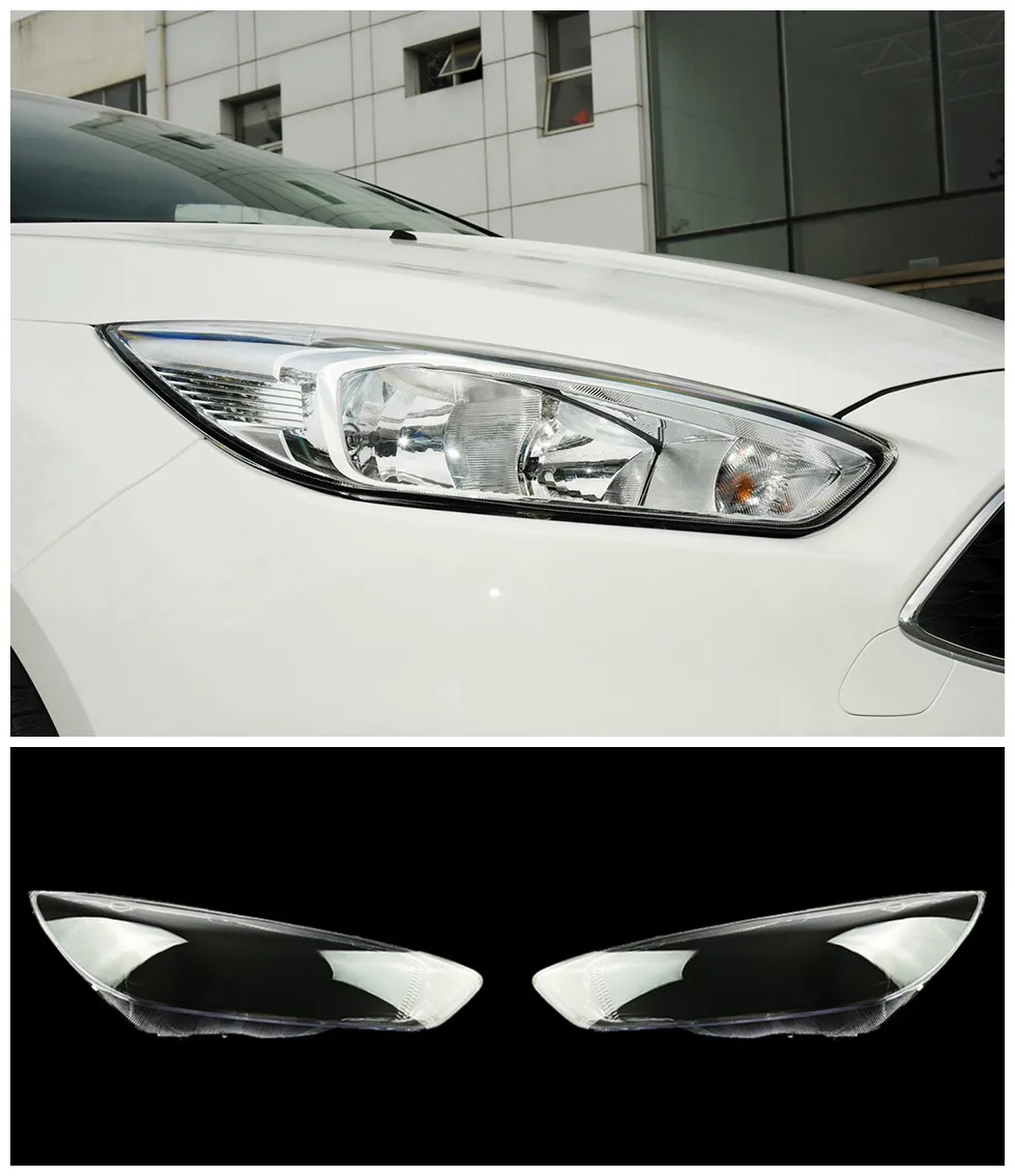 

Headlamp Transparent Lamp Housing Mask for Ford Focus 2015-2018 Focus Plexiglass Lamp Housing Mask