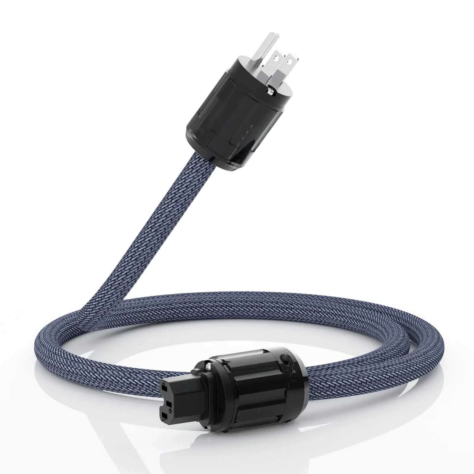 

Preffair HiFi Audio Кабель питания переменного тока Шнур питания с 3-контактными вилками для американской версии с родиевым покрытием, аудиофильский шнур питания 12AWG 125 В 15 А