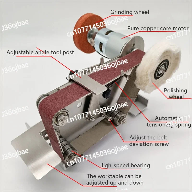 

DIY Polishing Machine, Fixed Angle Grinding Knife Machine, Mini Electric Belt Conveyor