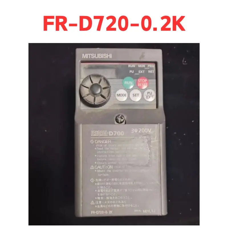 

second-hand inverter FR-D720-0.2K, function well Tested well and shipped quickly