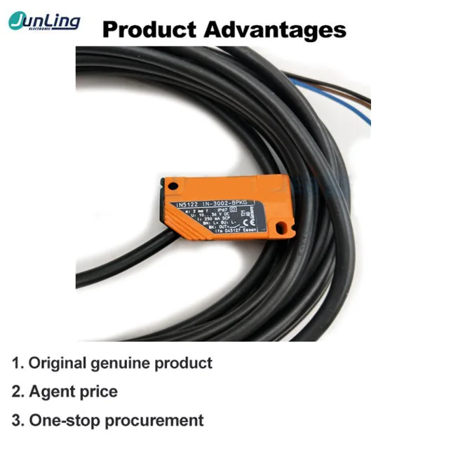 IN5121 Square Proximity Switch Inductive Sensor DC 3-wire IN5121 IN-3002-BPKG