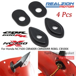 Realzion-オートバイのウインカーライトインジケーター、ホンダnc750x、cbr400r、msx、cbr600rr、rebel、cb500x、4個用アダプタースペーサー