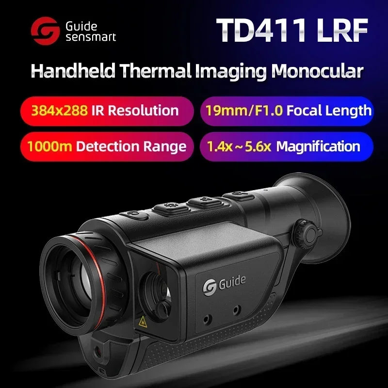 LRF Thermal Imaging Camera Wifi 640*480 Handheld Night Vision Hunting Outdoor Monocular Telescope GUIDE TD411 TD421 TD431 TD631