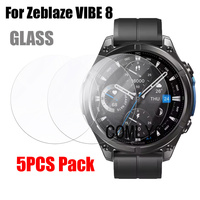 5pcs for Zeblaze VIBE 8 Smart Watch Tempered Glass Screen Protector 9H 2.5D Film