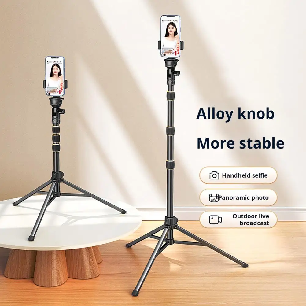 360-degree Rotating Phone Holder Portable Phone Tripod Set with Remote Control for Stable Video Recording Camera for Cellphone