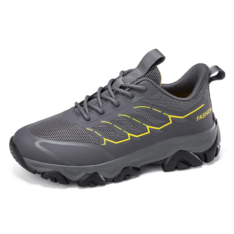 

Outdoor Hiking Shoes Men Casual Breathable Soft Low-top Running Shoes Men Comfortable Lace-up Anti-slip Casual Sneakers Women