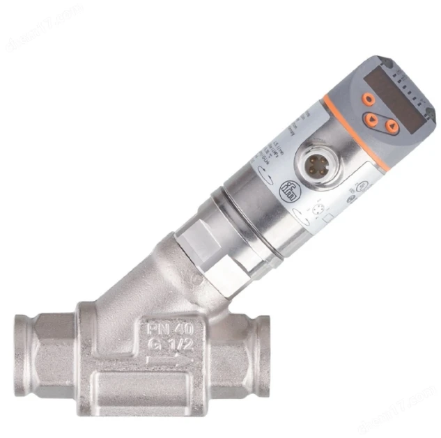 Very Fast R ponse Time IFM SBG233 Flow Meter with Integrated Backflow Prevention and Display