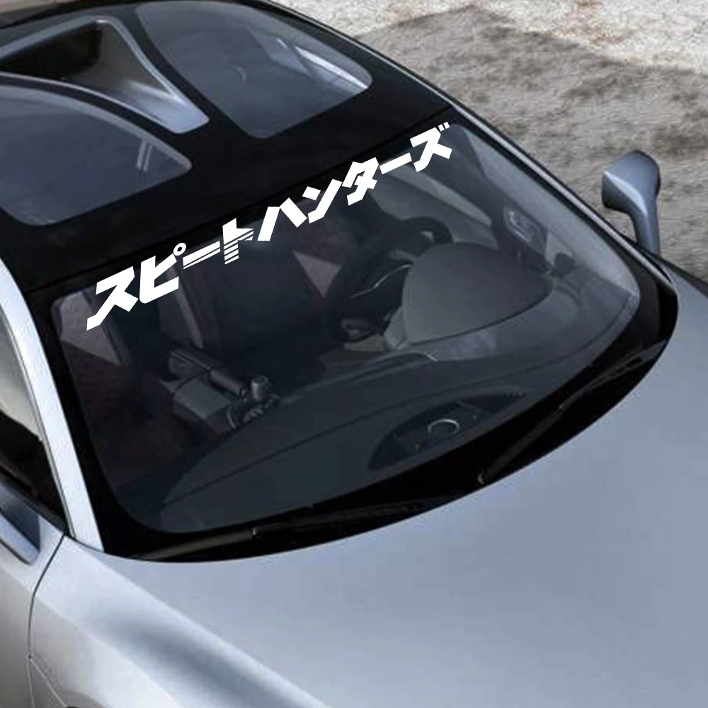 Car Windshield PVC Sticker Graphics Japanese Style Automobile Window Door Hood DIY Vinyl Decal Auto External Tuning Accessories