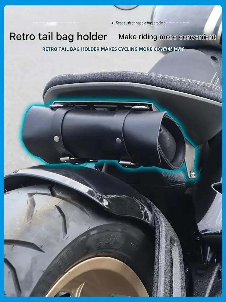 For Benda Napoleon 450 Modified Rear Seat Bag Hanger Bracket High-Strength Seat-Mounted Plate with Stable Load-Bearing Capacity