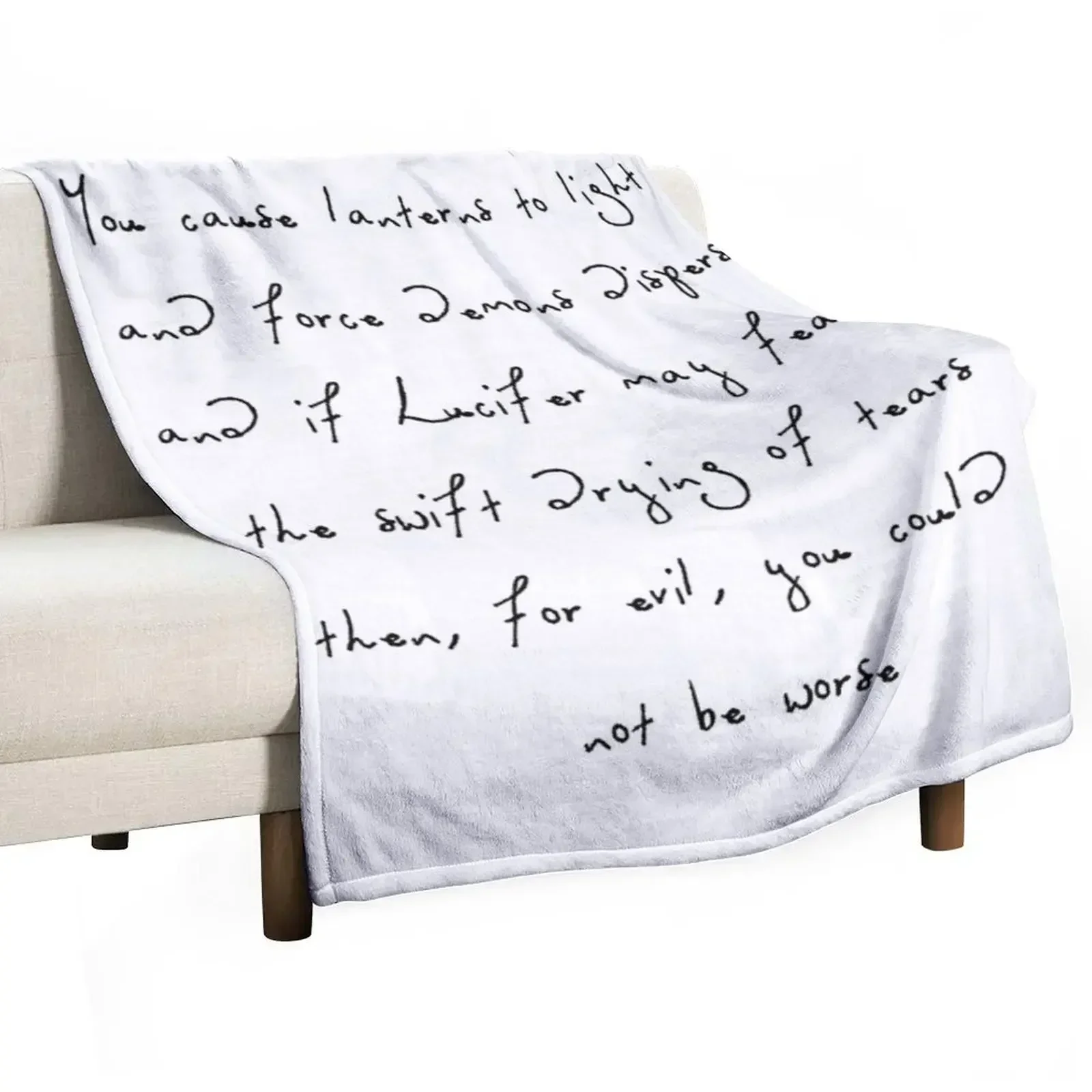 After Rain - Dermot Kennedy Handwritten Lyrics Throw Blanket Cute Beach Sleeping Bag Blankets