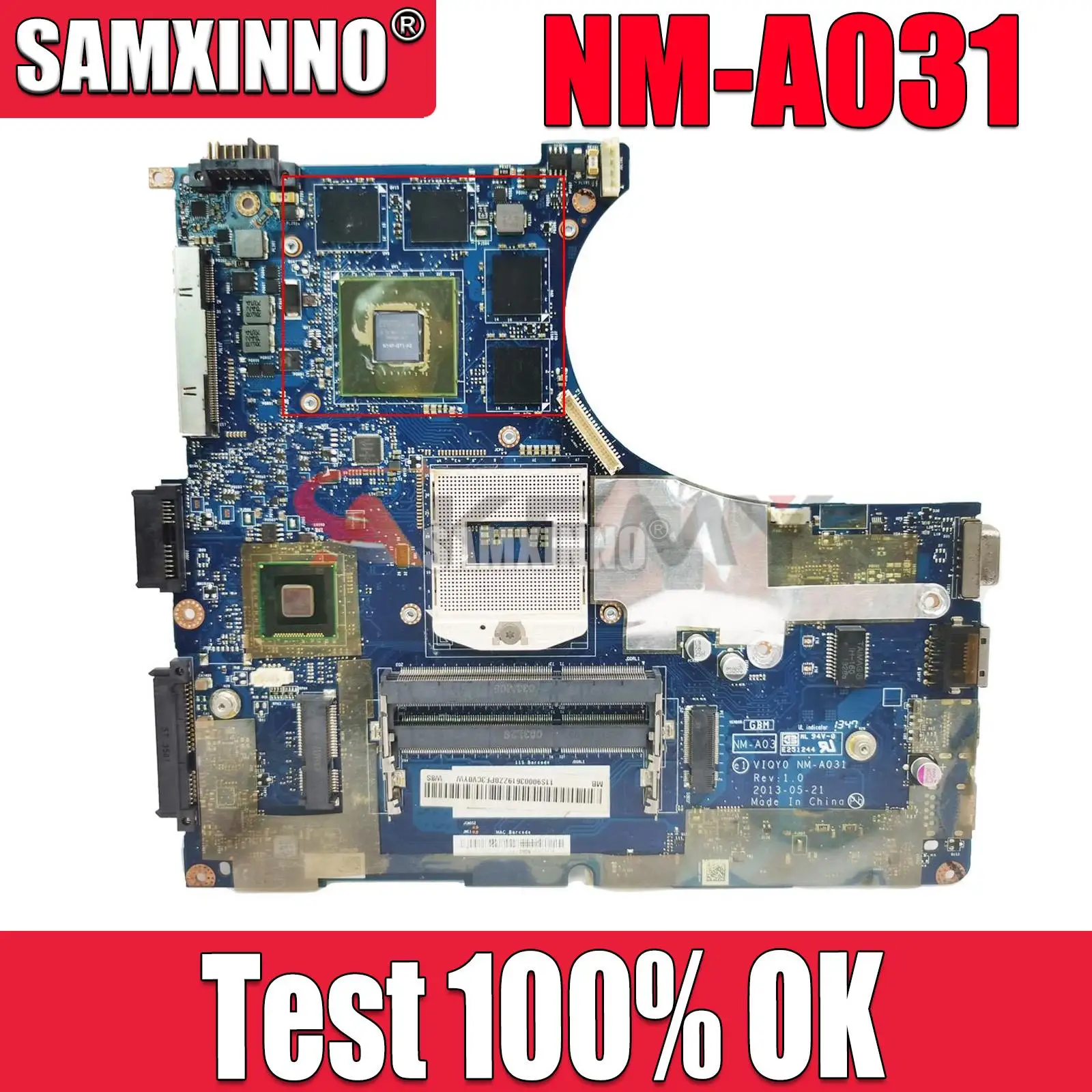 

For Lenovo Y410P Y430P Laptop Motherboard VIQY0 NM-A031 Mainboard PGA947 HM87 GPU GT750 GT755 GT850 2GB Tested 100% working