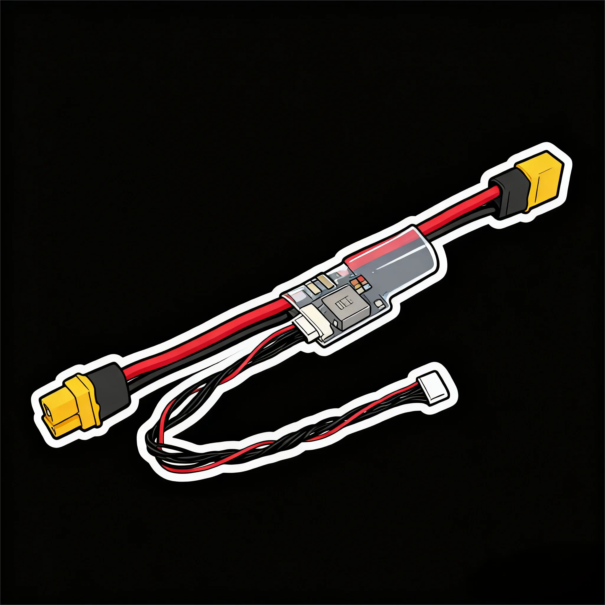 HotRC PM02 V3.2 módulo de potencia 12S para PIXHAWK 2,4,8 6C PRO V6 PX4 Ardupilot RC Control de vuelo HotRC Racing Drone XT60 enchufe PIX32
