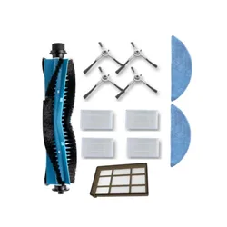 Robot boczna szczotka filtra HEPA rolka szczotka ścierka do mopa do ABIR X5,X6,X8 Robotic części zamienne do odkurzaczy akcesoria wymiana