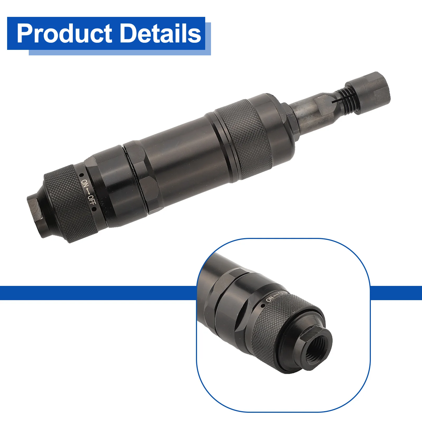 

Die Grinder Tool Pneumatic Engraving Machine Workshop Tool 1/4 Inch Diameter Wheel 7*4*3CM Size Aluminum Alloy