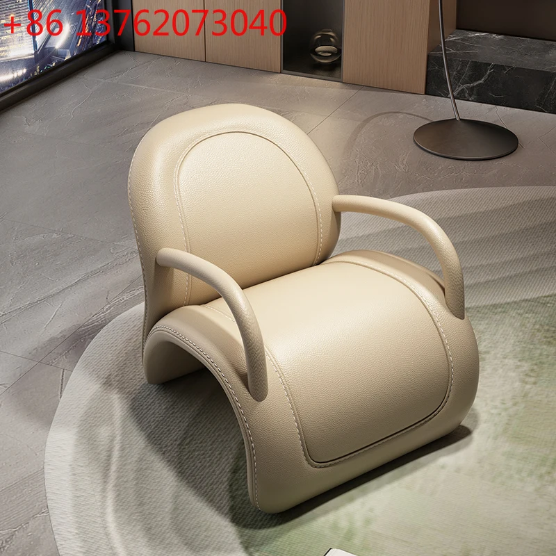 

Artificial Leather Chairs Luxury Comfort Lounge Recliner Sofa Chairs Nordic Stools Sedie Da Soggiorno Living Room Furniture