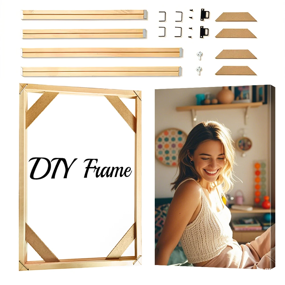 1 Buah Hadiah Kanvas Kustom, Poster Kanvas Yang Dipersonalisasi, Hadiah Yang Dipersonalisasi untuk Dekorasi Ruangan, Hadiah Khusus, Barang Dekorasi Rumah