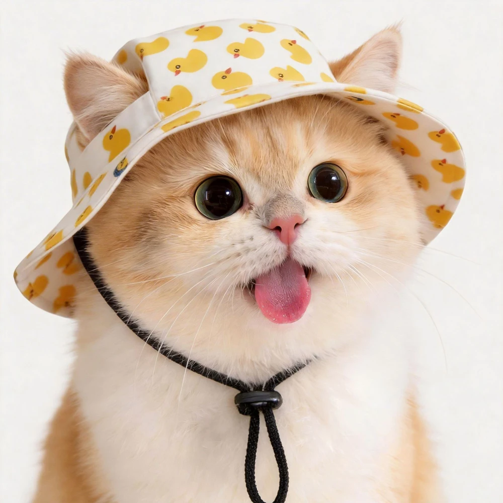 Small Dog Cat Hats Summer Sun Hat Cat Cowboy Hat with Ear Holes Pet Birthday Party Costume Cat Headwear Puppy Dog Chihuahua Cap - view 2