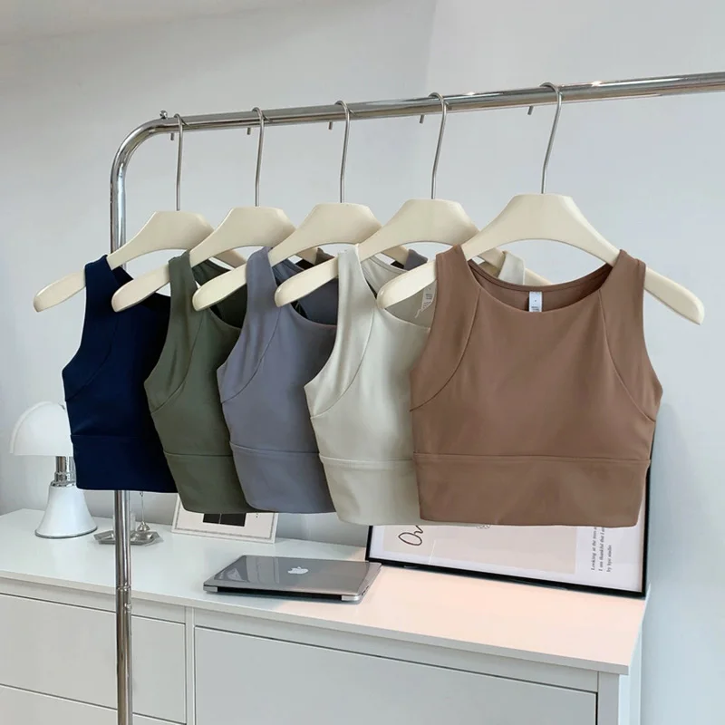 Stoßfester, hochintensiver Fitness-BH mit integrierten Cups, geeignet für Laufen, Yoga, mit schönem Rückendesign, atmungsaktiver Sport-BH für Frauen. – Detail 18