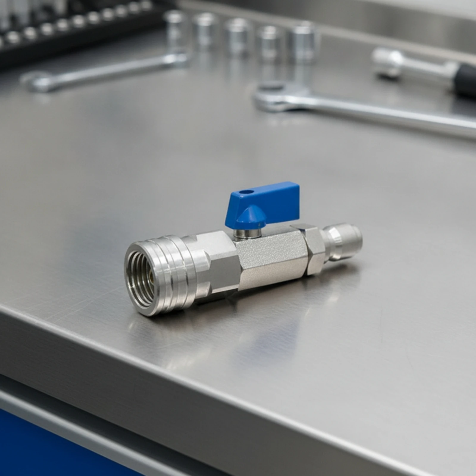 Pressure Washer Ball Valve Compact Ball Valve with Quick Connect Leakproof Anti-Corrosion for Professionals, Car Detailing