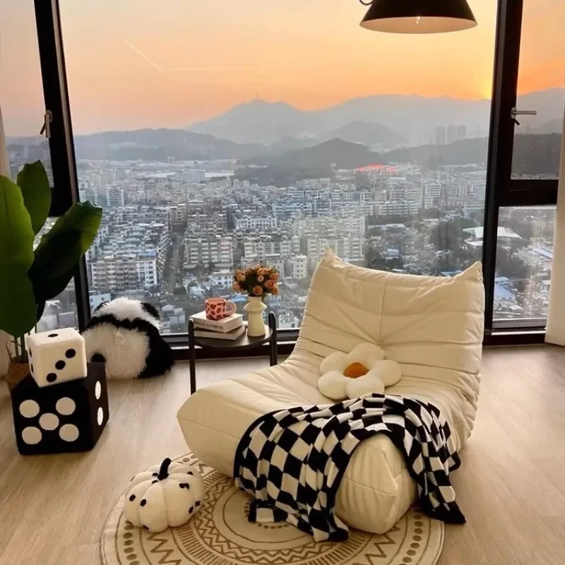 Home Living Room Sofa Modern Luxury Single Decorative Balcony Bedroom Chair Internet-famous Casual Furniture Home Decoration