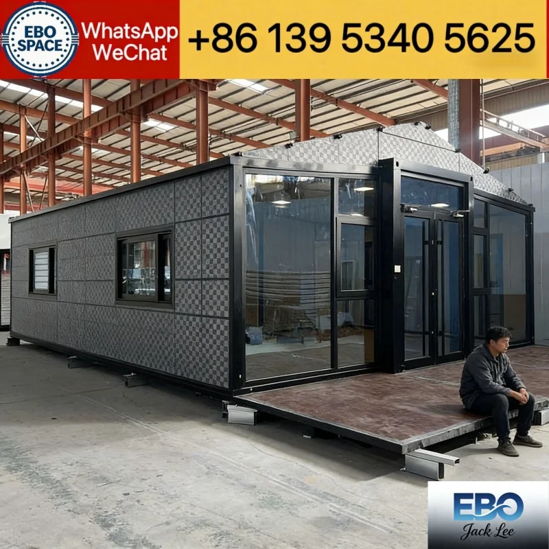 Expandable Container Villa Eco Modular Fast Build for Housing Projects