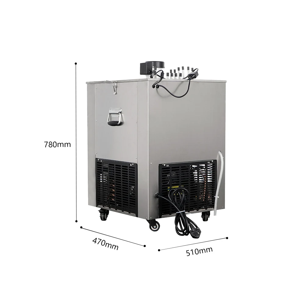 Bestselling Stainless Steel 6 Lines Instant Ice Bank Cooler 120l/H Draft Beer Chiller Machine Food Grade for Bar Pub