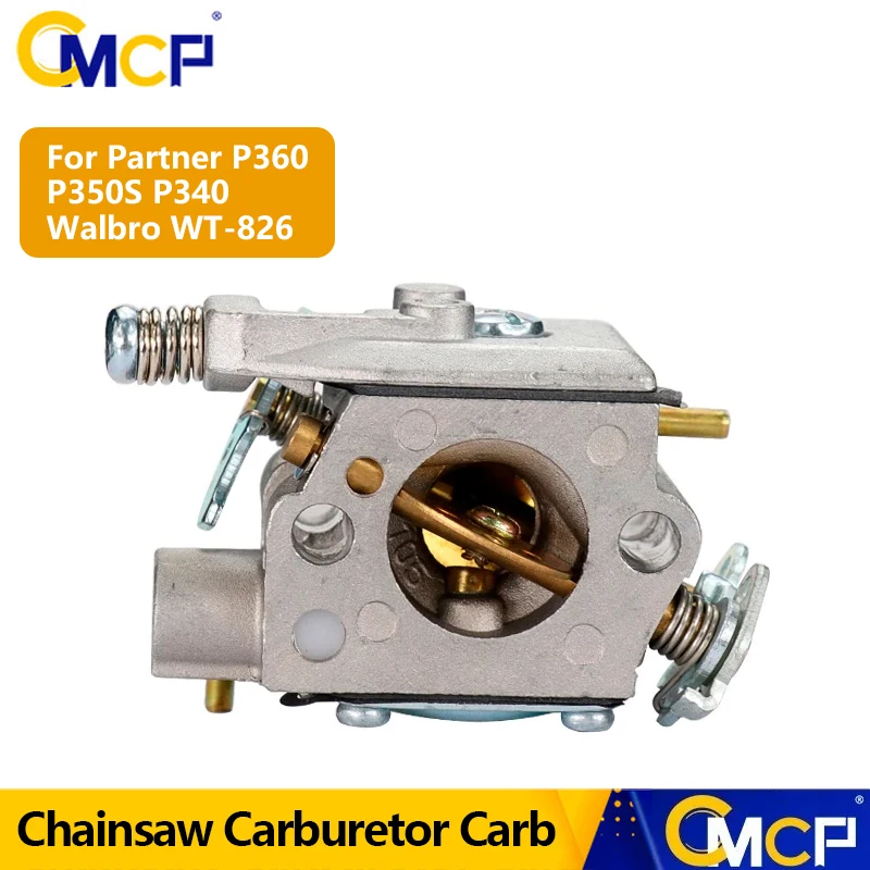 

CMCP Chainsaw Carburetor Carb For Partner P360 P350S P340 Walbro WT-826 Carburetor Replacement Parts