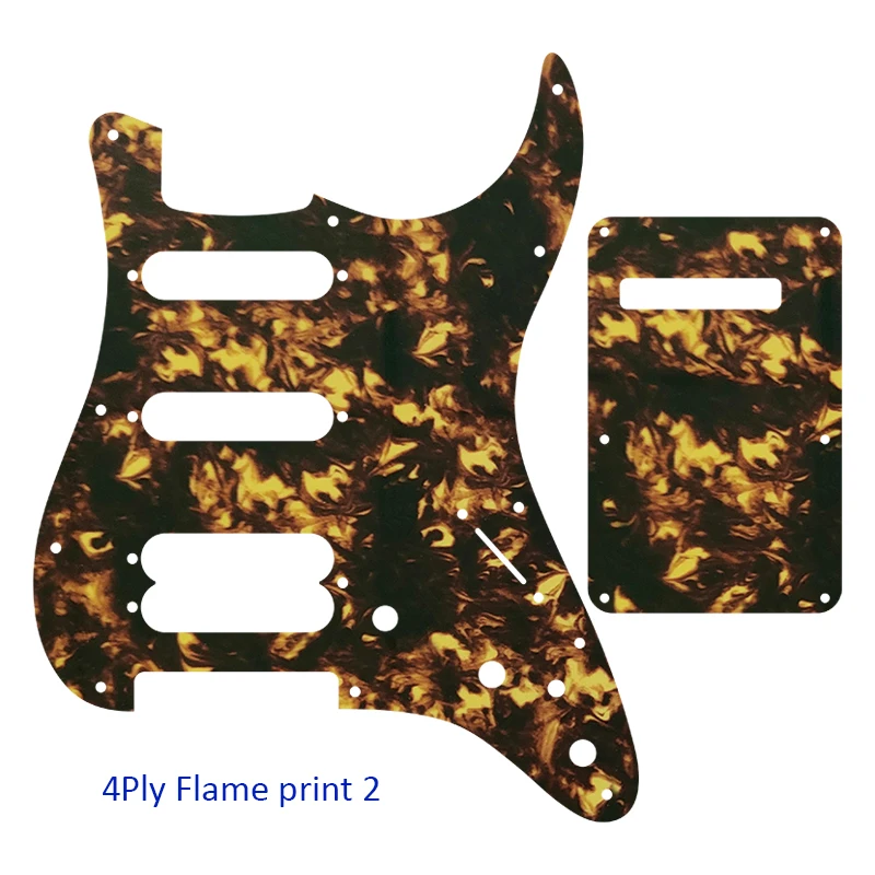 Fei Man Custom Guitar Parts - For A Set US 1991 Fender Ultra SSH Guitar Pickguard Humbucker Multicolor Options