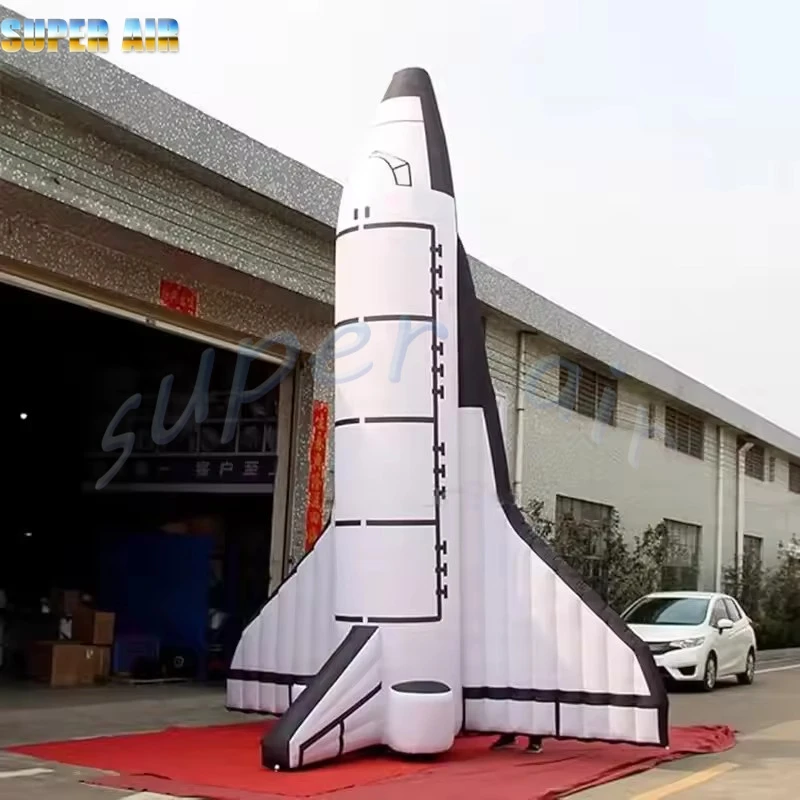 

Super cool giant rocket model used for decoration inflatable rocket with blower