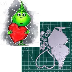 Heart Animal Metal Cutting Die Metal Cutting Die for DIY Scrapbooking Crafts Handmade Christmas Gift Card