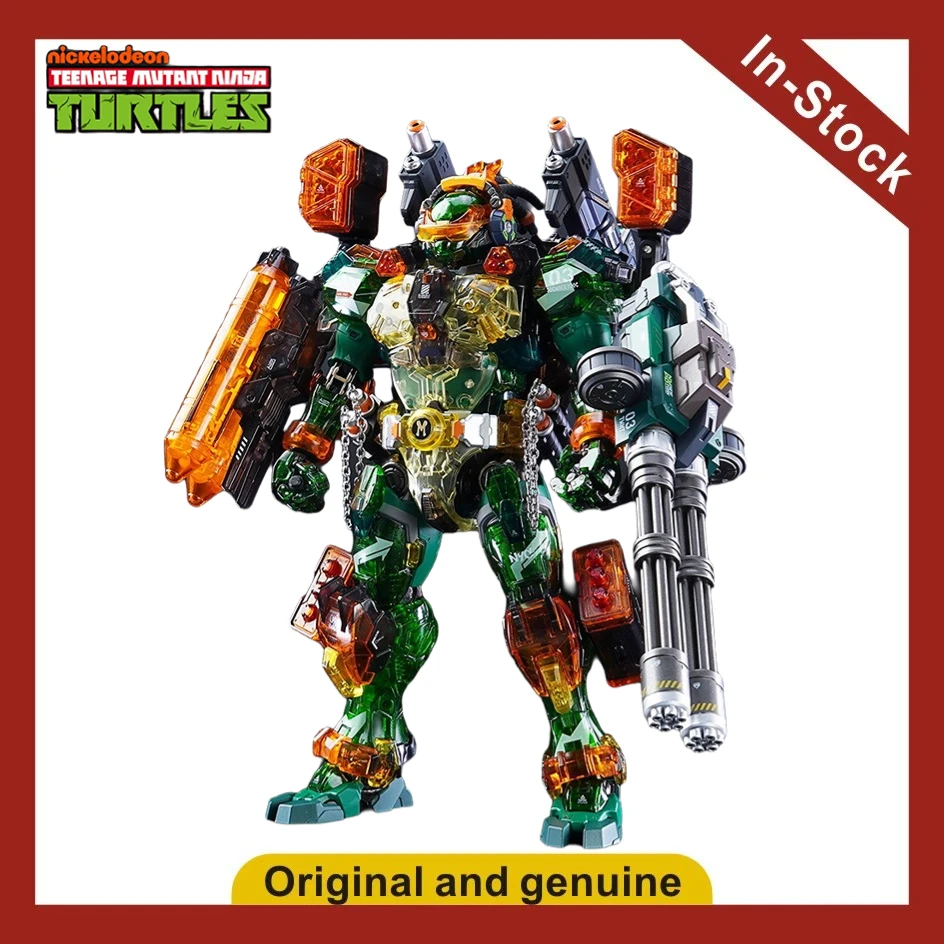 

【UA】 Серия HEATBOYS MechaHeat: Меха-робот из сплава TMNT Michelangelo, лимитированная серия, фигурки, модели, игрушки, подарки