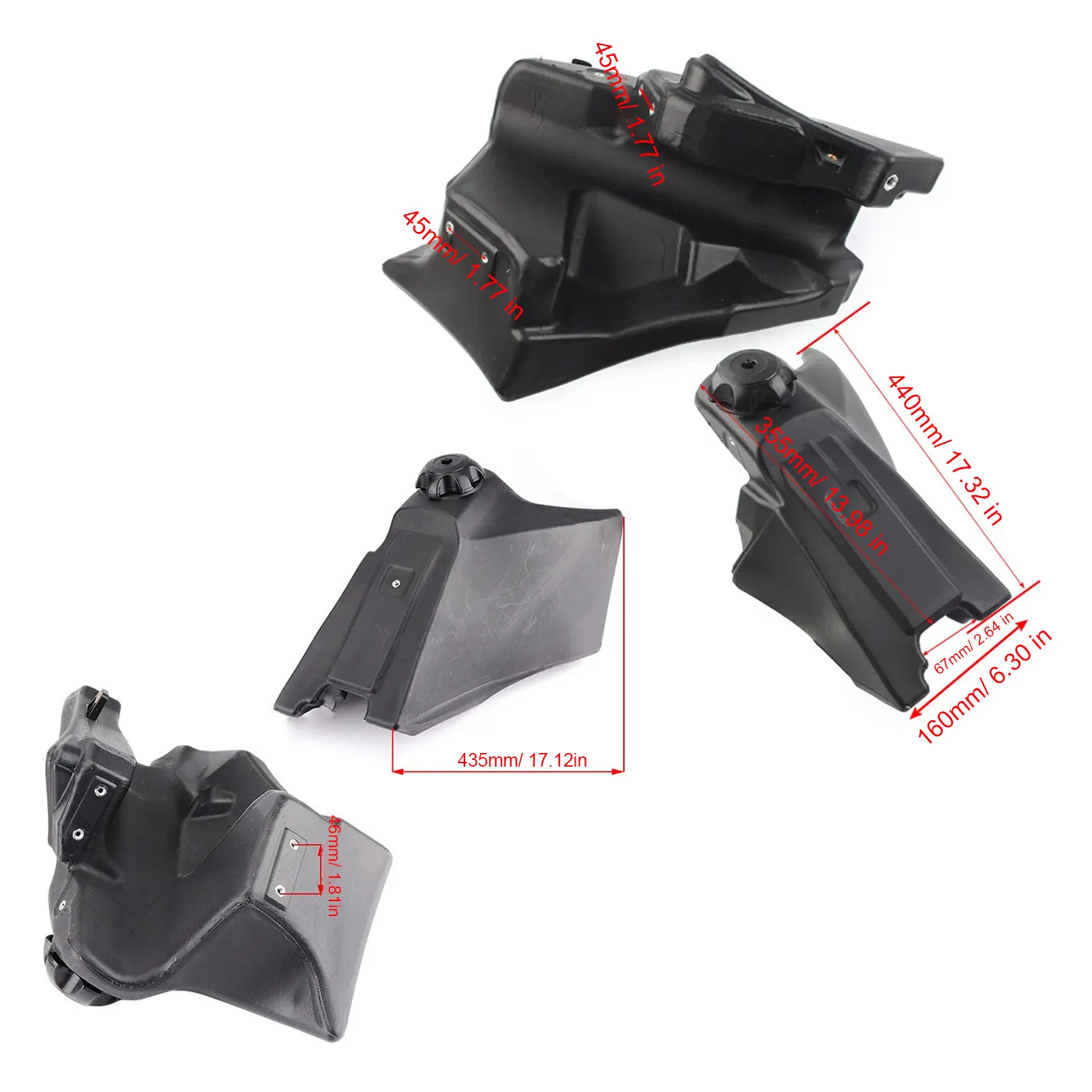 الوقود الغاز 5PA 24110 30 00 للصدمات دراجة نارية النفط استبدال ل YZ85 حفرة الترابية 2002-2018 دراجة نارية الوقود البنزين #5