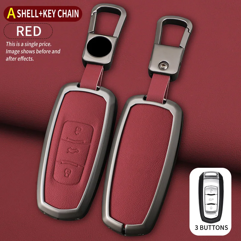 

Zinc Alloy Car Key Case Cover Shell For Geely Emgrand X7 GS GX3 GT GC9 EC7 GC715 EC718 Englon SC3 Atlas Pro Keyless Remote Fob