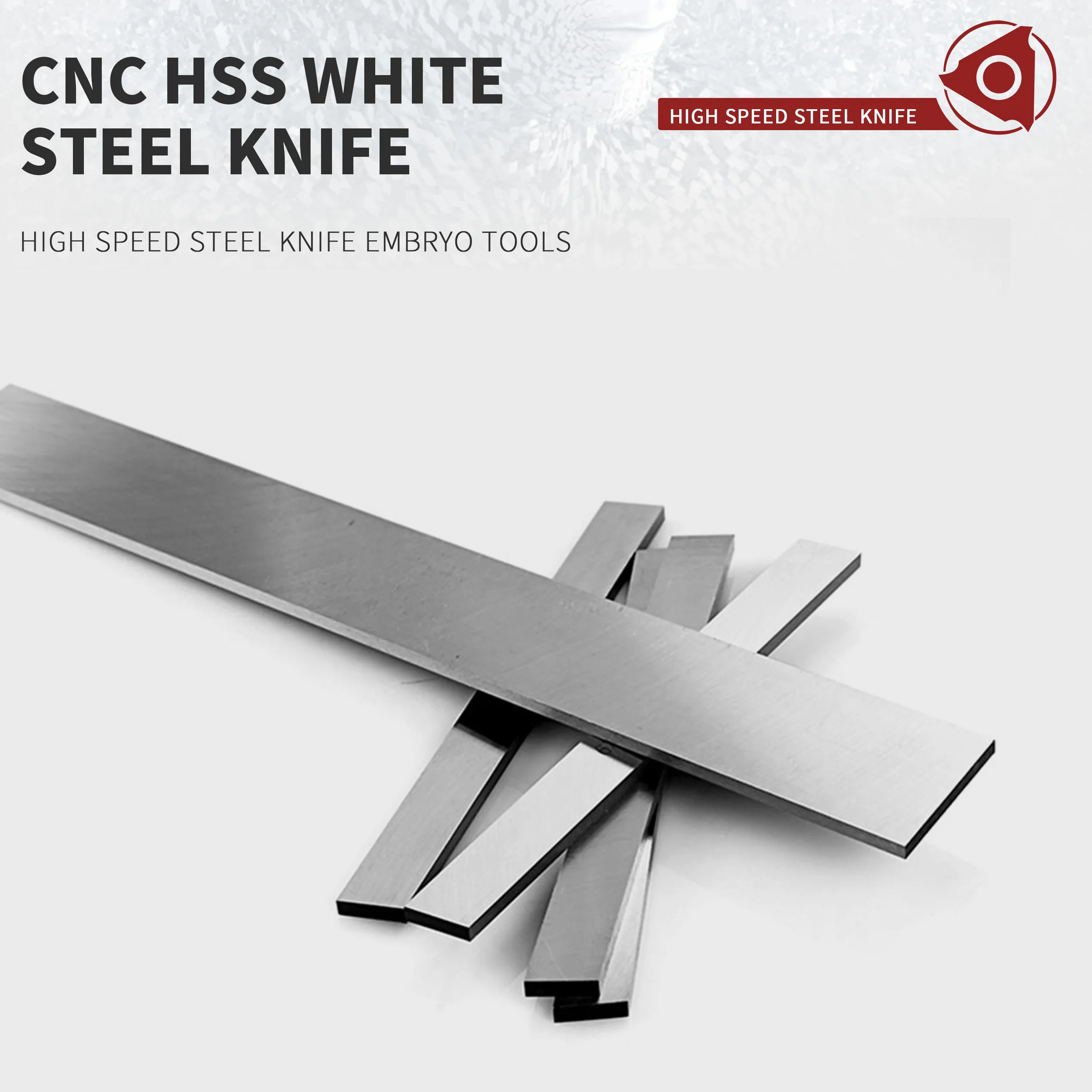 8x10 8x12 8x14 8x16 8x18 8x20 8x25 8x30 8x35 8x40 8x50 8x60 Length 200mm HSS White Steel Knifes Flat Knife CNC Machining Blade