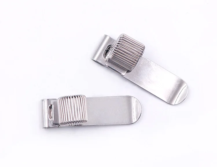 

6pcs Metal Clips Versatile Notebook Pencil Holder Spring Clips For Desk Organizer Compact Clip Holder Single Pen Clamp