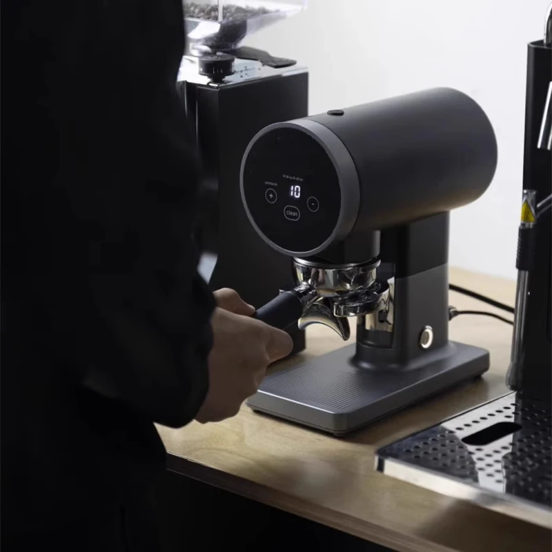 Pressino per caffè elettrico automatico pressino da 58 mm Martello per polvere di caffè commerciale Pressa piatta in acciaio inossidabile Pressa per polvere elettrica